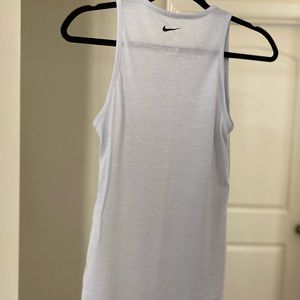 Light blue dri-fit Nike tank